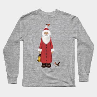 Father Christmas & the Robins Long Sleeve T-Shirt